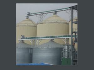 Maize steel silo