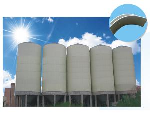 Maize steel silo